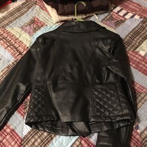 Express leather jacket size 6